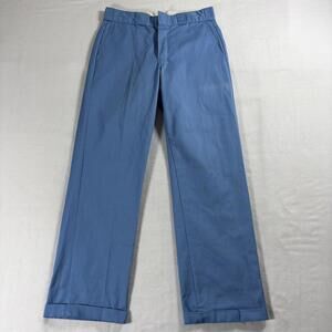 Dickies Mens 30x32 Blue Work Pants Straight Leg Skate Streetwear Y2K Classic 90s